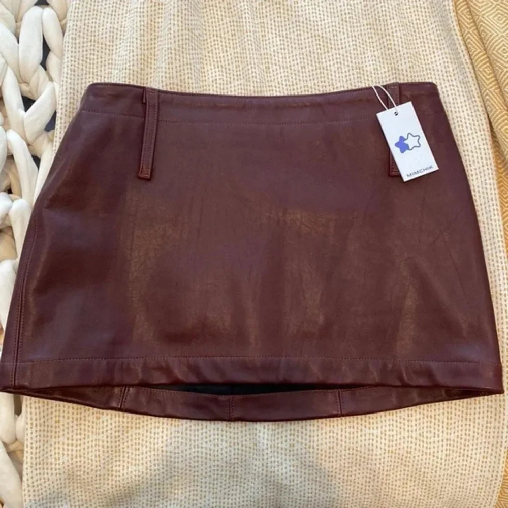 MIMCHIK Leather Moto Jacket & Skirt Set - Picture 5 of 7